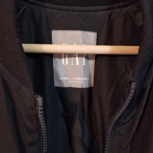 Gap Black Recycled Bomber Jacket - Picture 4 of 10